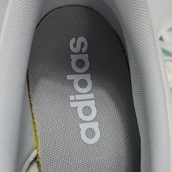 NWT adidas VL Court Base Women's Size 10 White Mint Green Sneakers JI1767 - Picture 15 of 16
